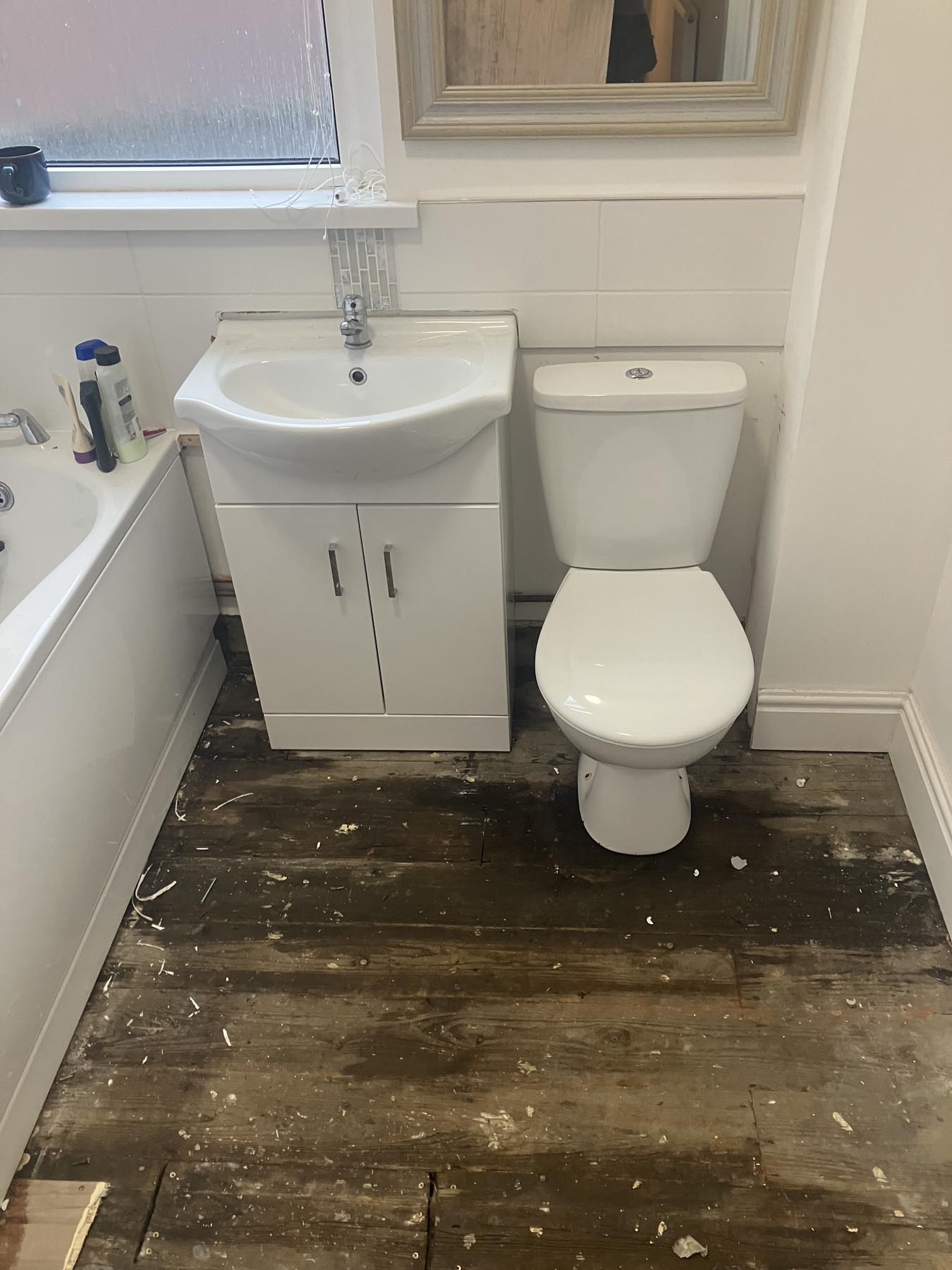 New Toilet Before