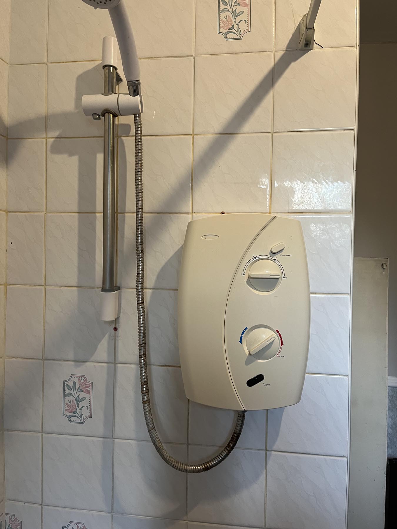 New Shower Before
